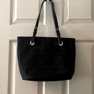 Michael Kors black magnet closure bag